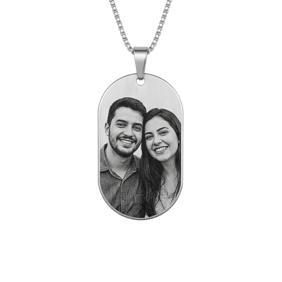 Colar com pingente personalizado